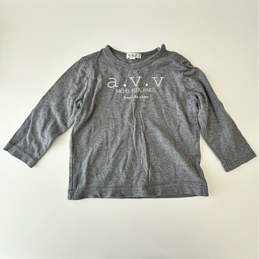 A.V.V Michel Klein Paris Gray Long Sleeve Shirt